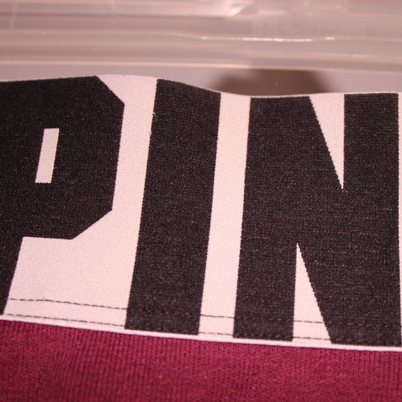 PINK Victoria's Secret Maroon Booty Shorts - Picture 4 of 4